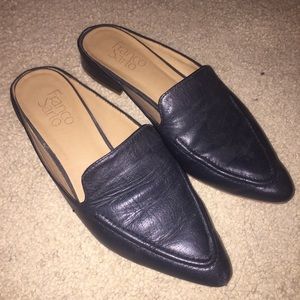 FRANCO SARTO Pointed Slip-On Loafer Mules