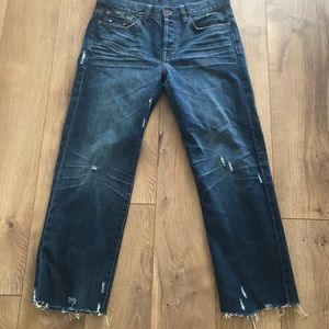 BDG DISTRESSED CROPPED DENIM FROM URBAN OUTFITTERS