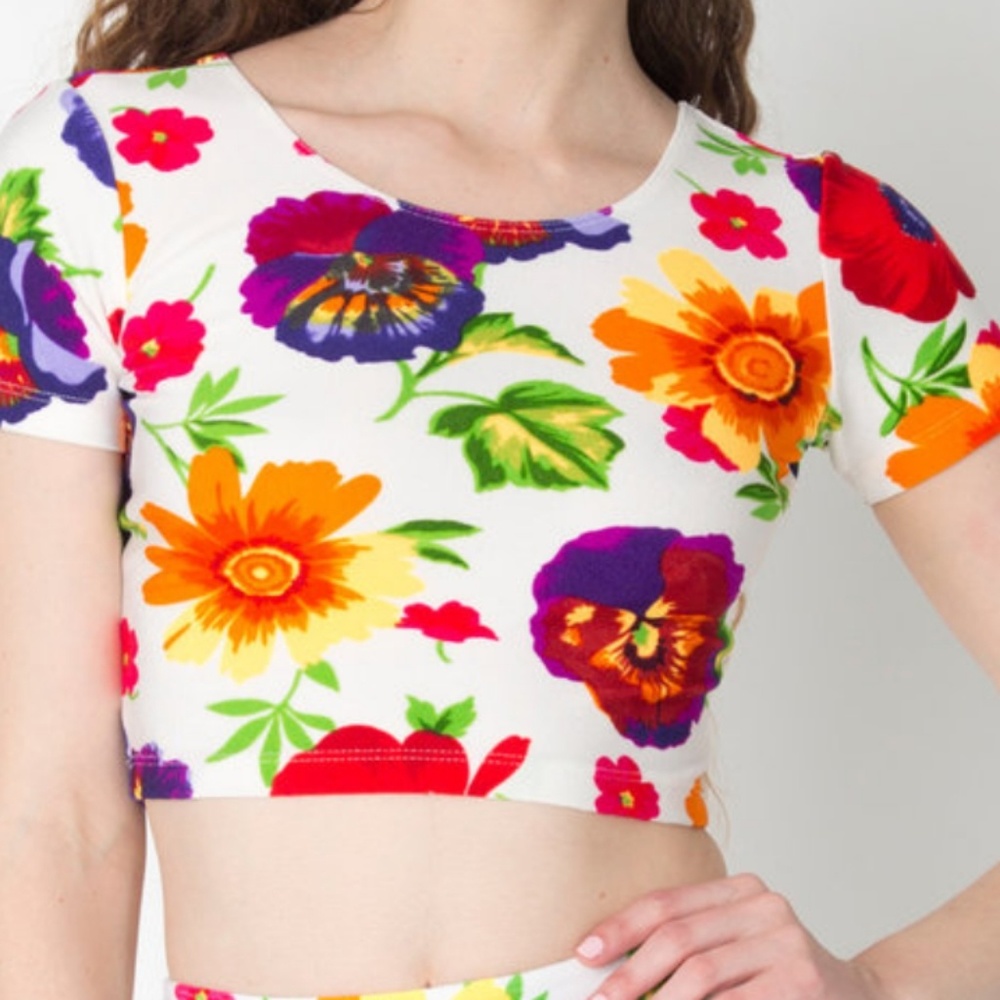 American Apparel Floral Top