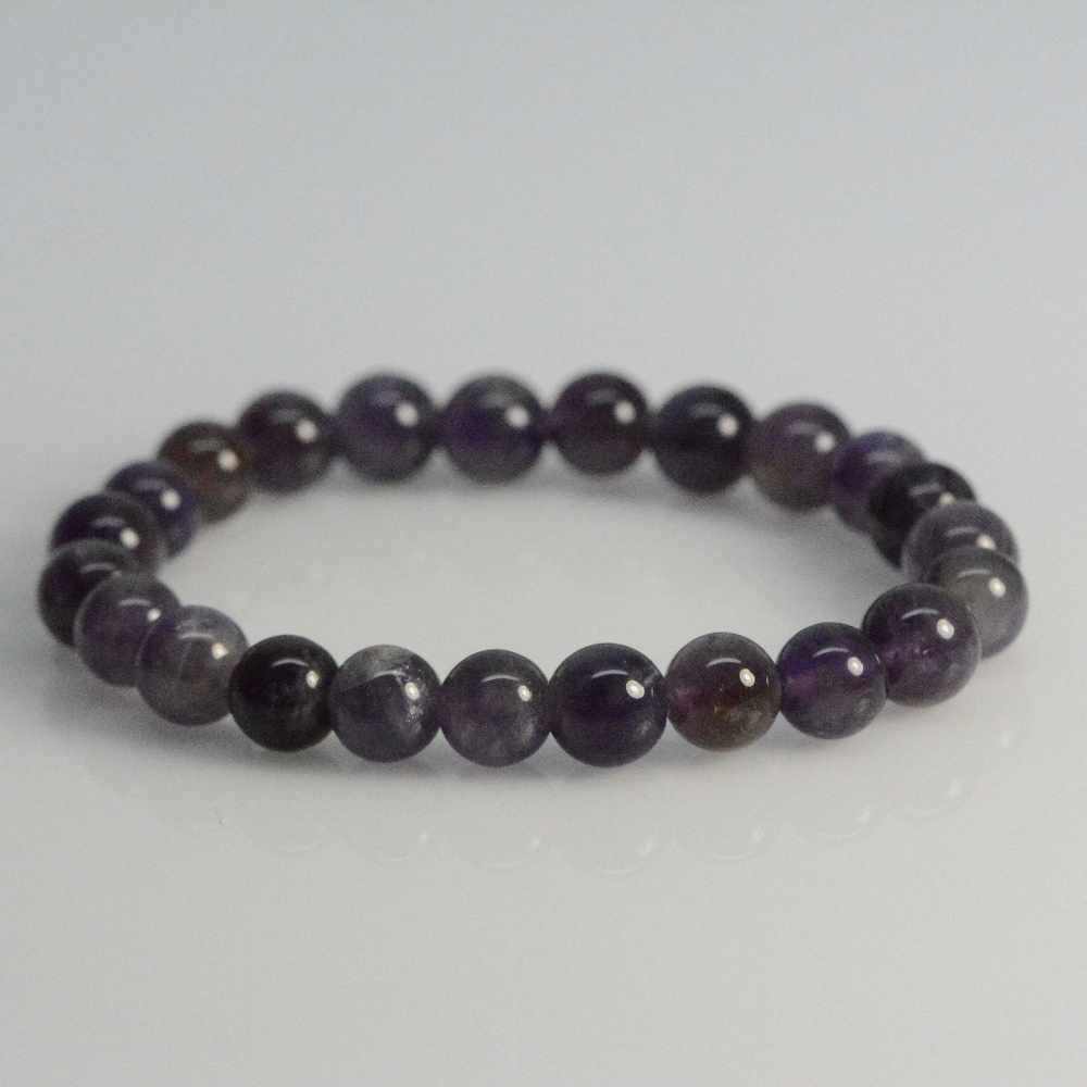 Amethyst bracelet - stretch bracelet gemstone brac