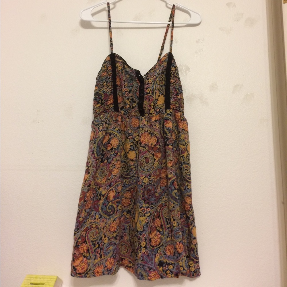Billabong Multicolored Paisely Print Dress