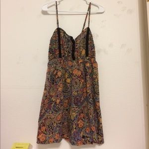 Billabong Multicolored Paisely Print Dress