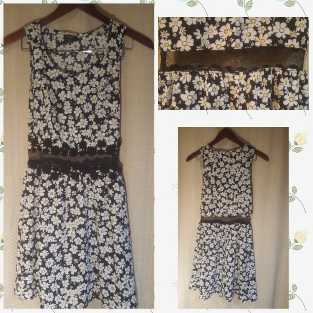 90s style flower dress