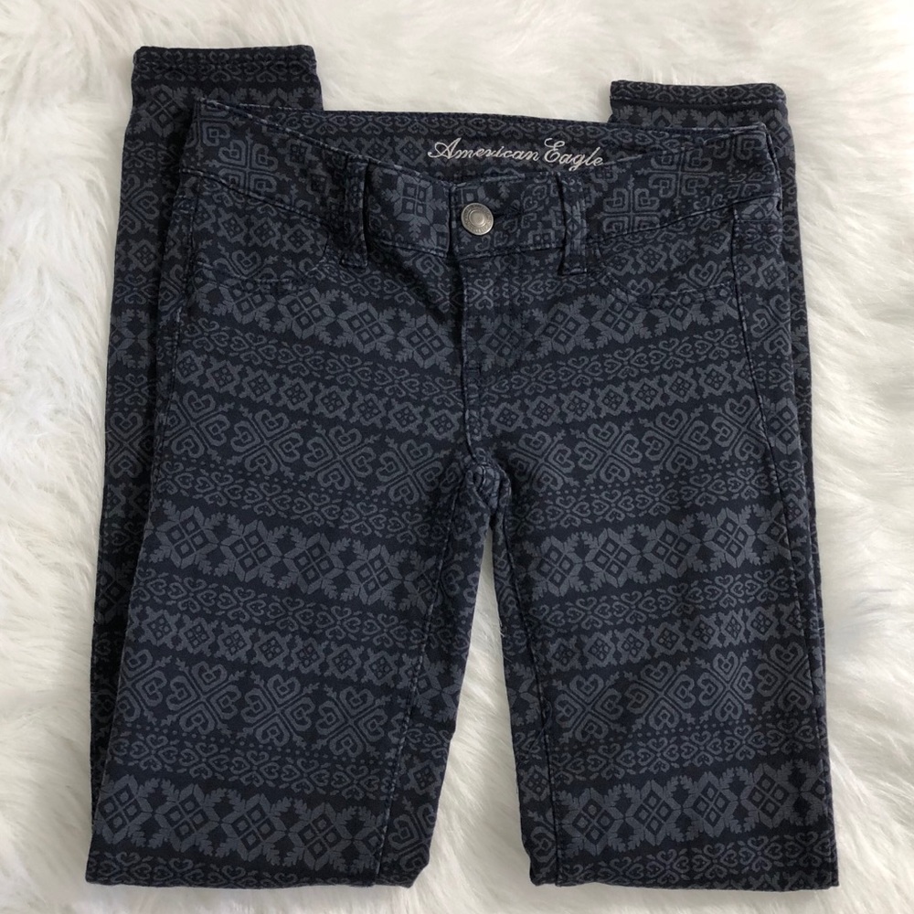 American Eagle Patterned Jegging