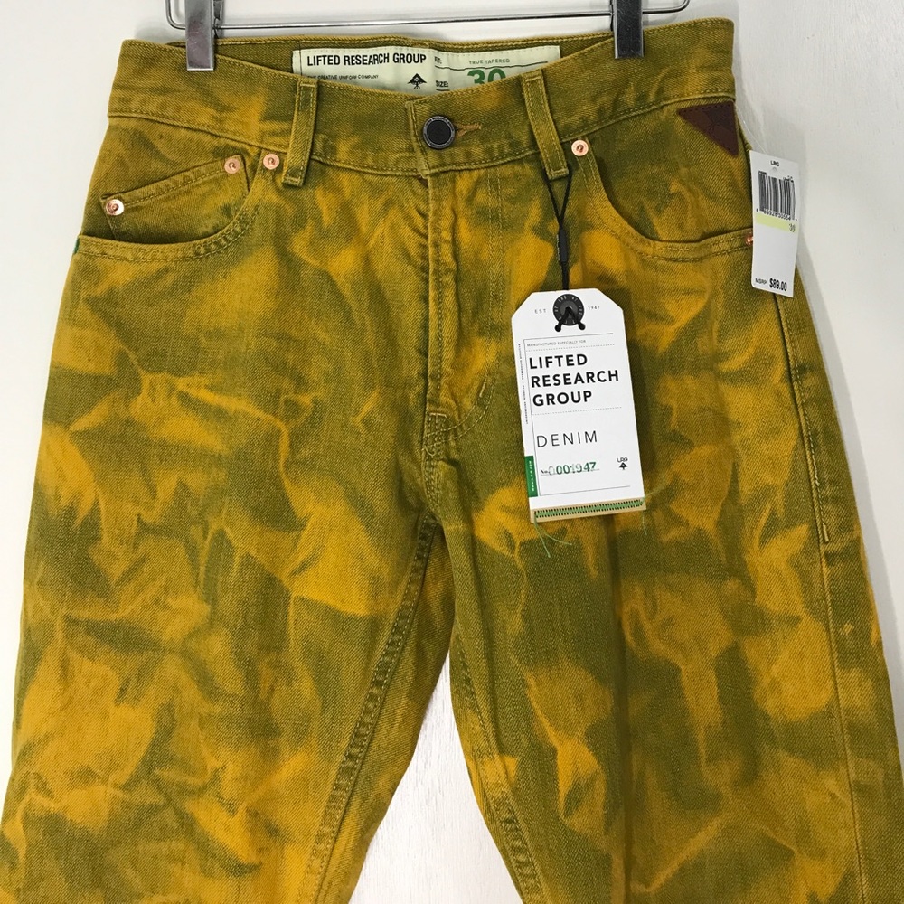 Lifted Research Group LRG Denim Jeans Tapered 30