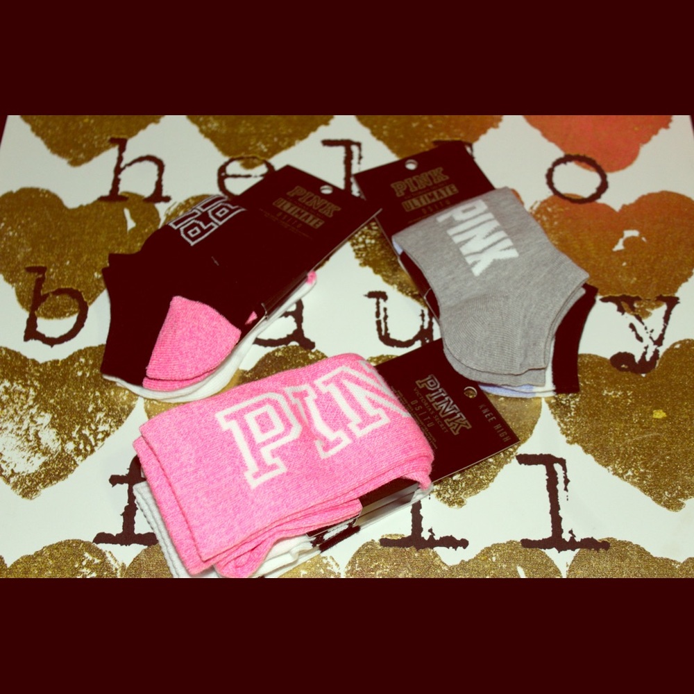 NEW PINK BRAND SOCKS