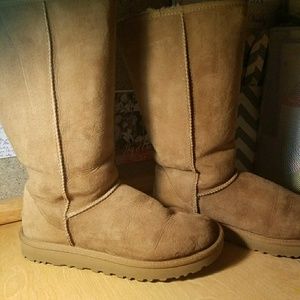 Women's Tall Classic Hazelnut Uggs- Like new!