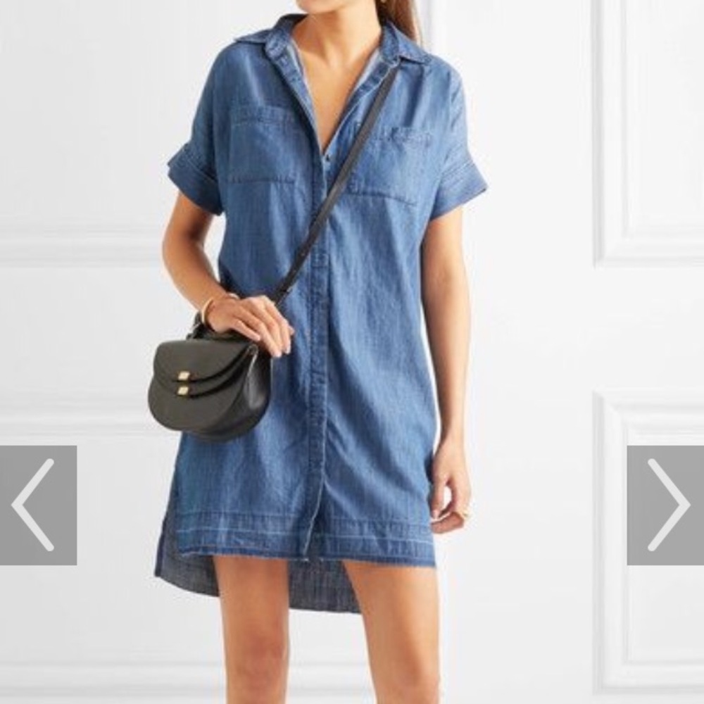 Madewell denim shirtdress XL