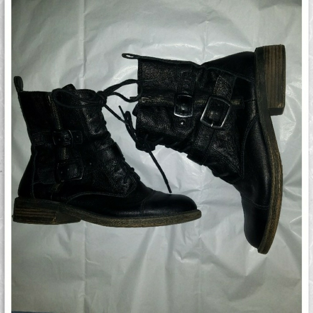 Lucky Brand Combat Boots