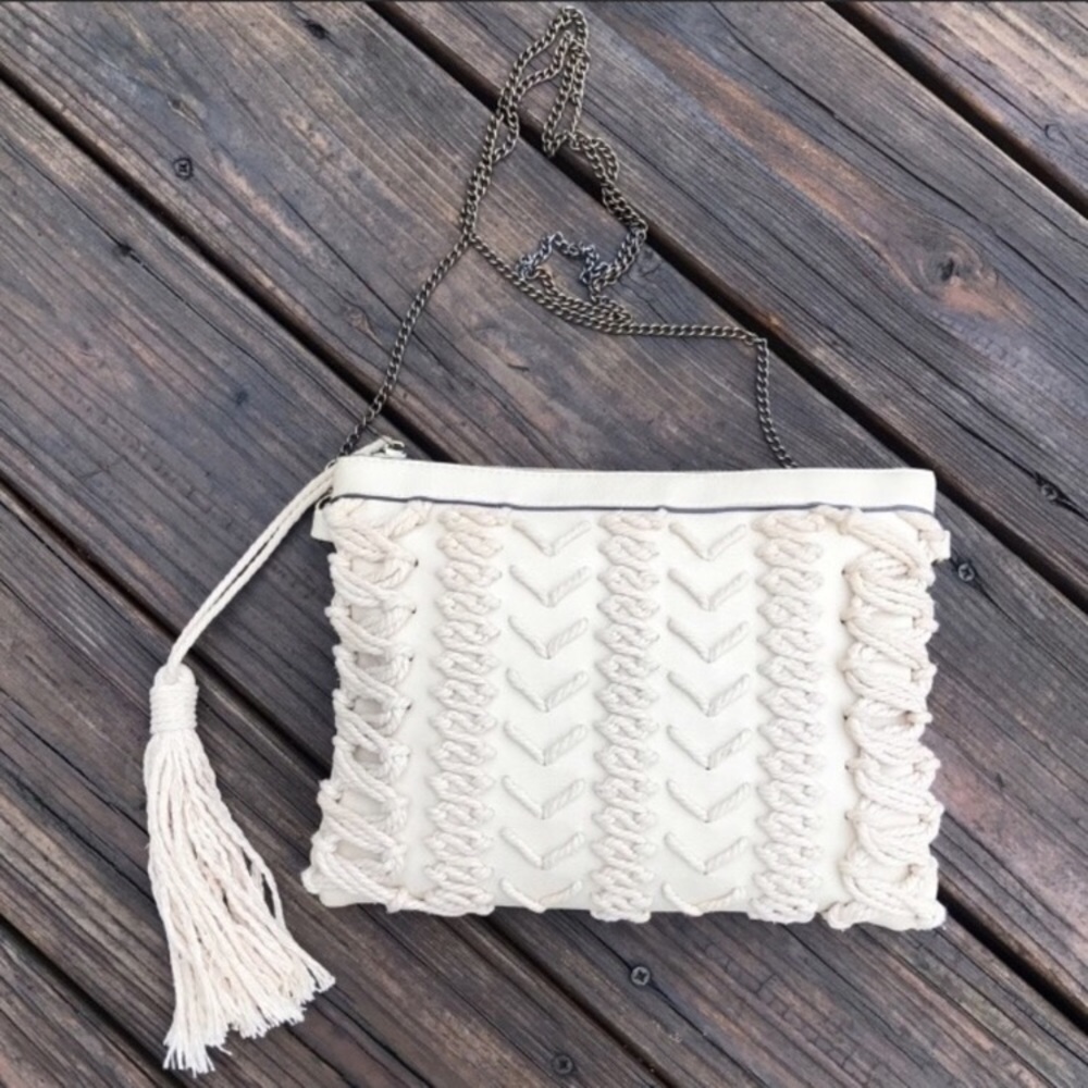 Altar'd State yarn cross body/clutch