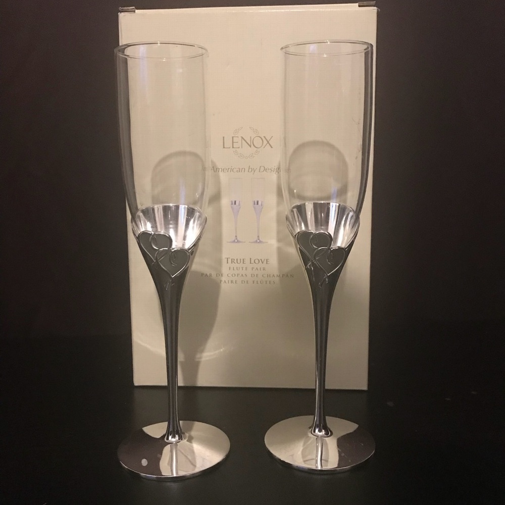 Lenox True Love Flutes, Set of 2
