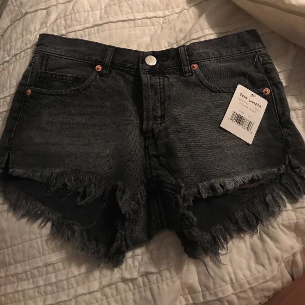 Free people jean shorts