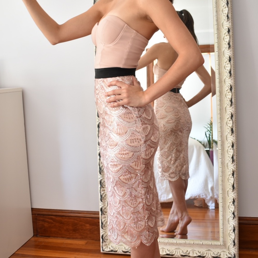 London Rare, sequined dress