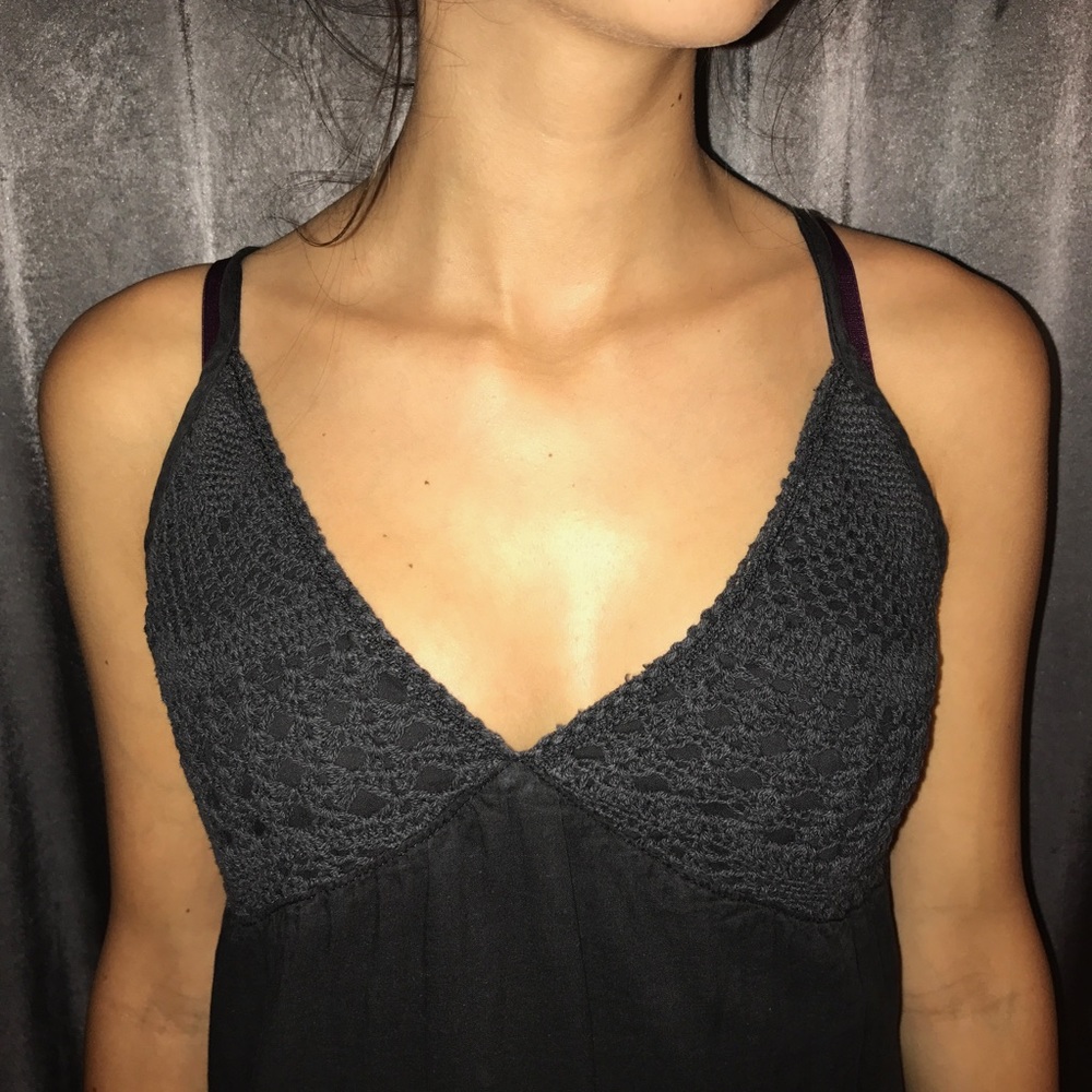 tank top black dress