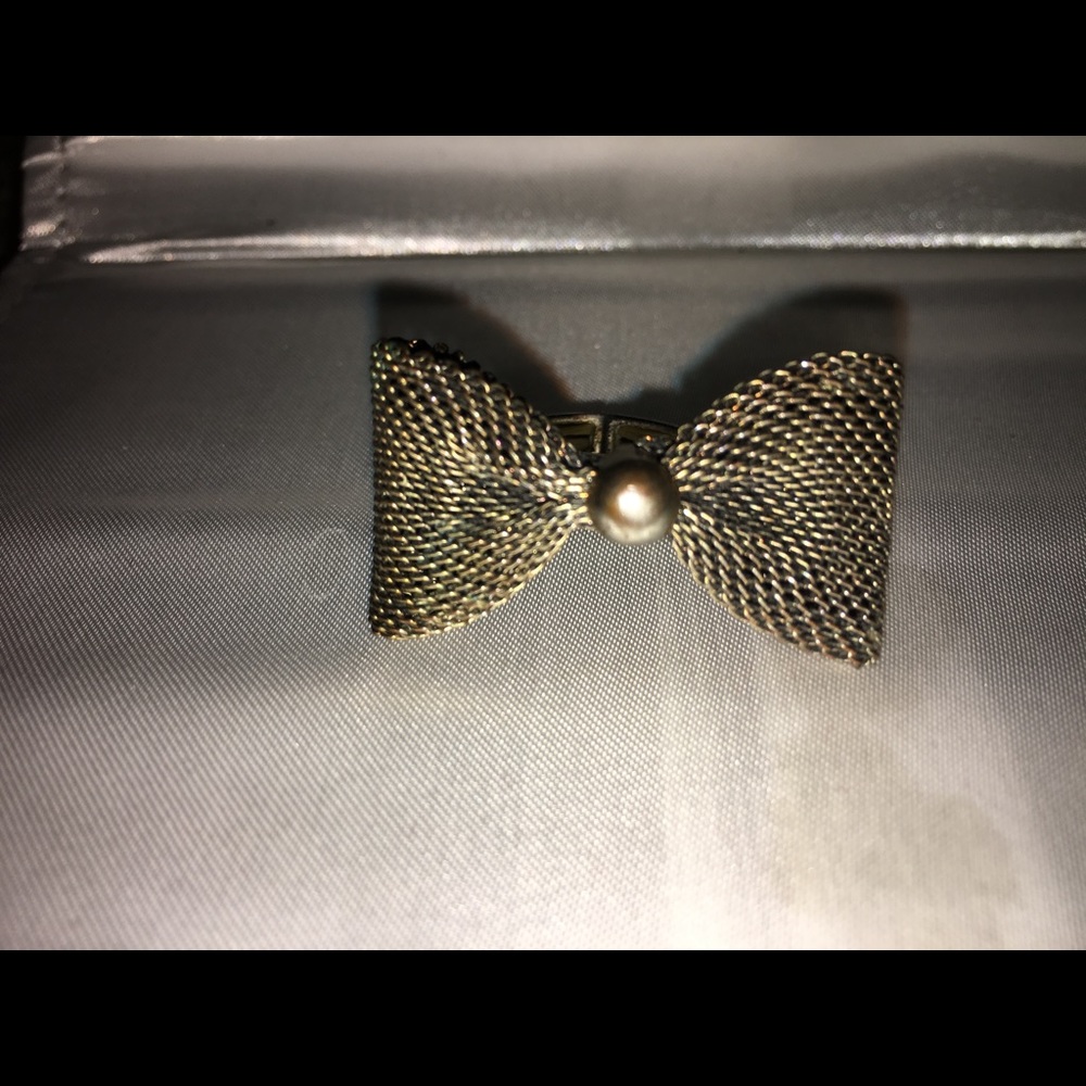 Bronze Mesh bow ring - Picture 3 of 6