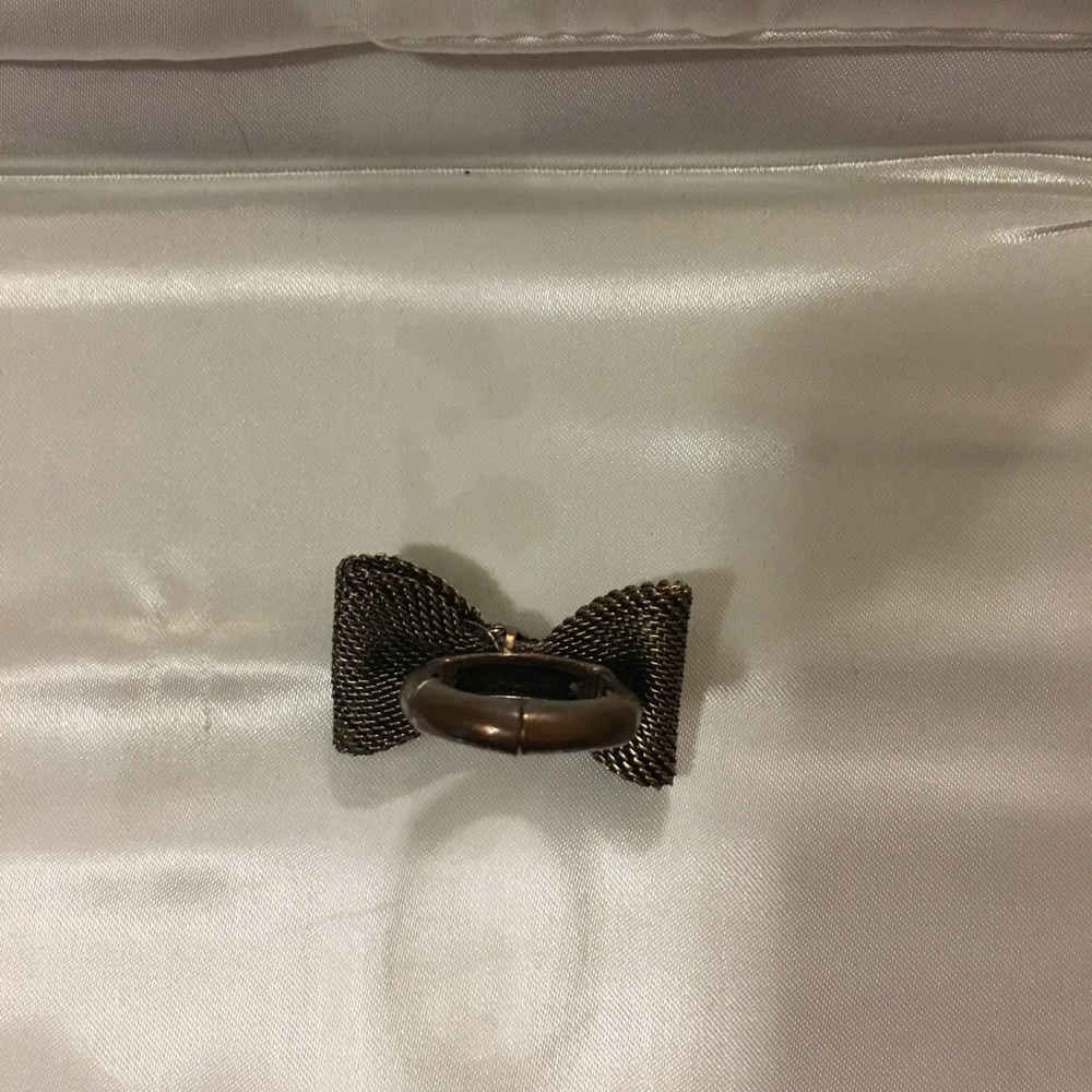 Bronze Mesh bow ring - Picture 4 of 6