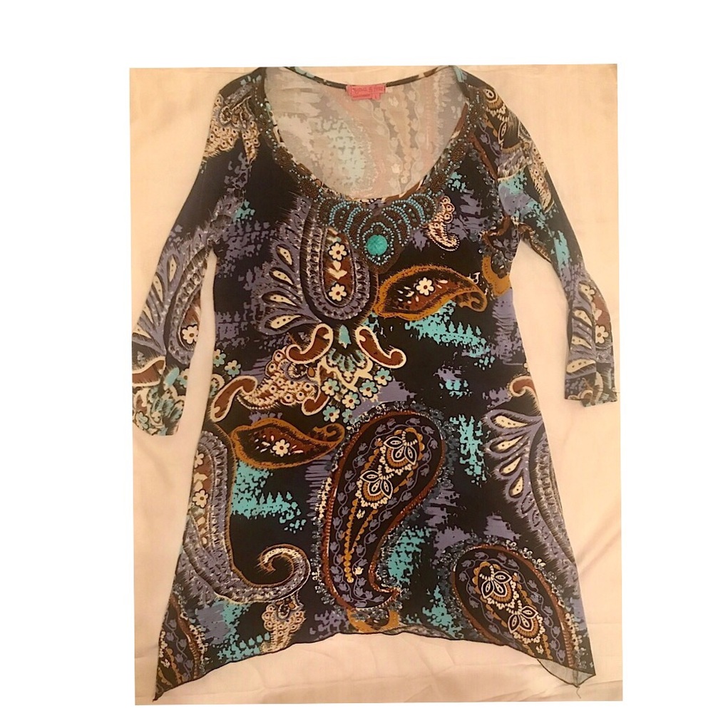Multi color tunic