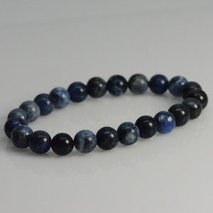 Sodalite bracelet - stretch bracelet gemstone blue