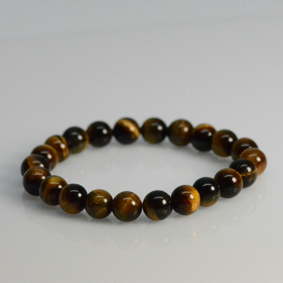 Tigers Eye bracelet - stretch bracelet gemstone - Picture 1 of 5