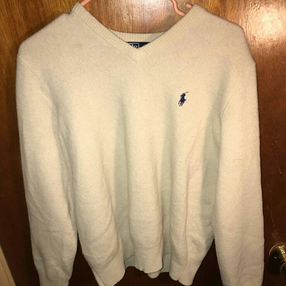 Polo vneck sweater
