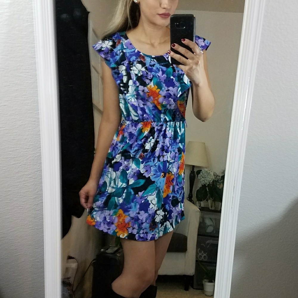 Summer Floral Mini Dress
