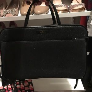Kate Spade glitter travel bag