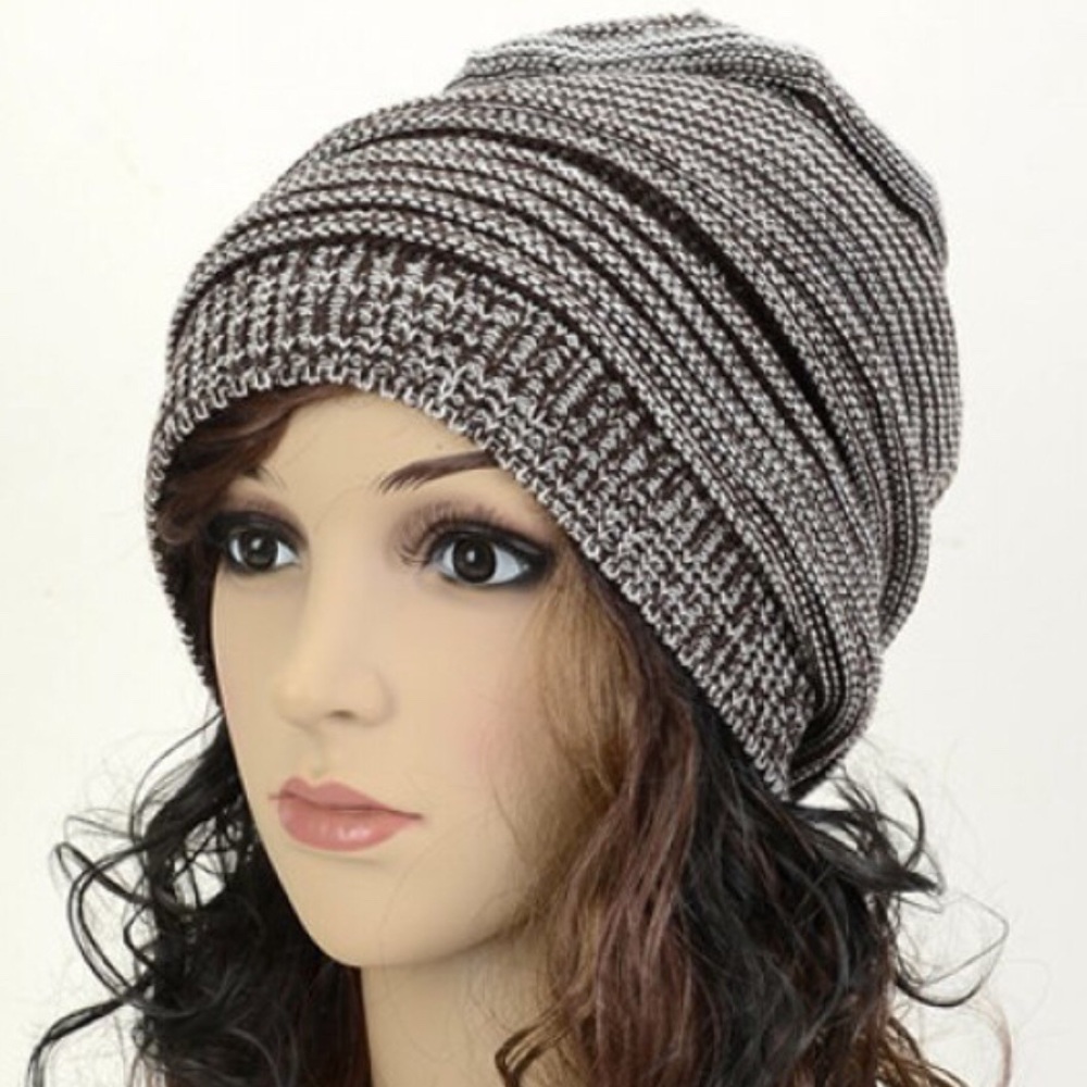 Winter Acrylic Knit Beanie Hat NWT - Picture 1 of 3