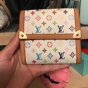 Authentic Louis Vuitton Multi colored wallet