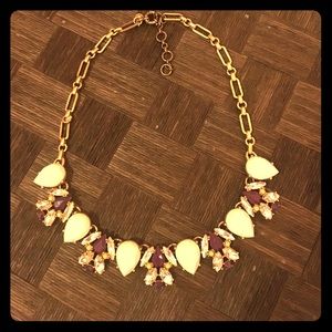 J. Crew Statement Necklace - Mint & Violet