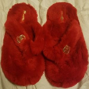 New Michael Kors furry slippers