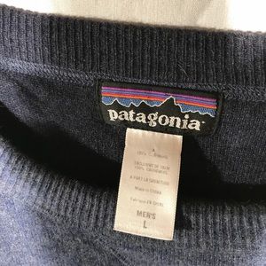 patagonia men's recycled cashmere crewneck sweater