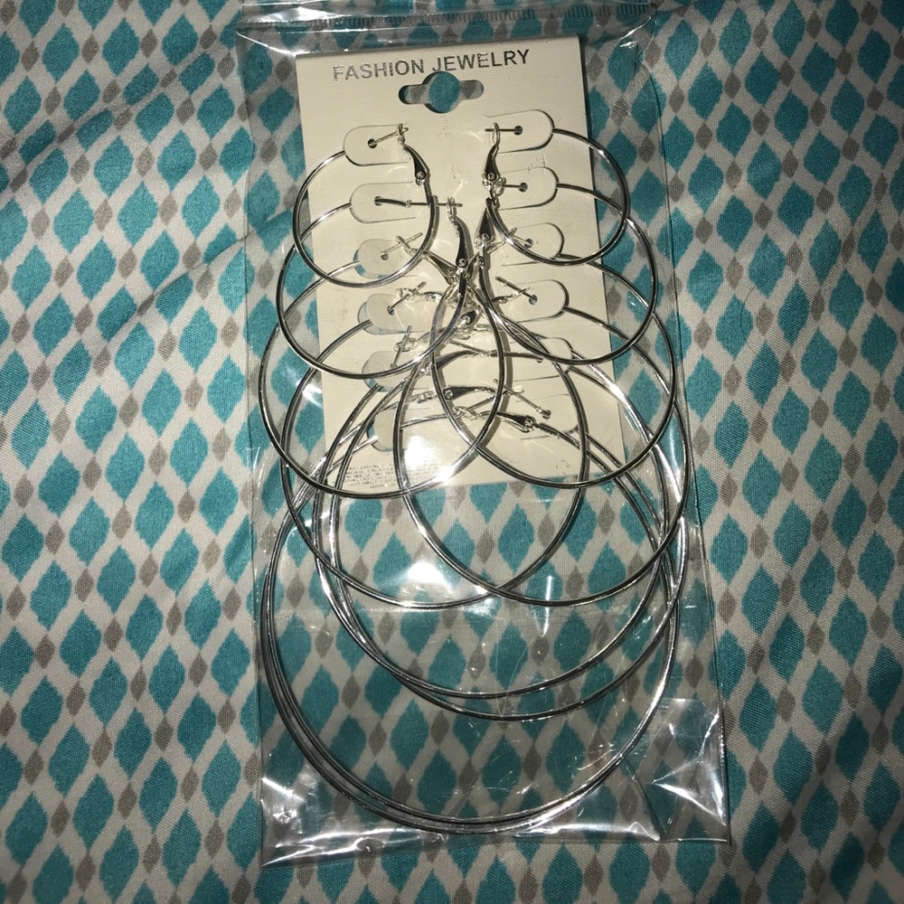 silver hoops