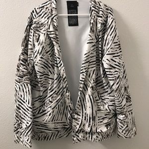 I LOVE UGLY PATTERNED WINDBREAKER