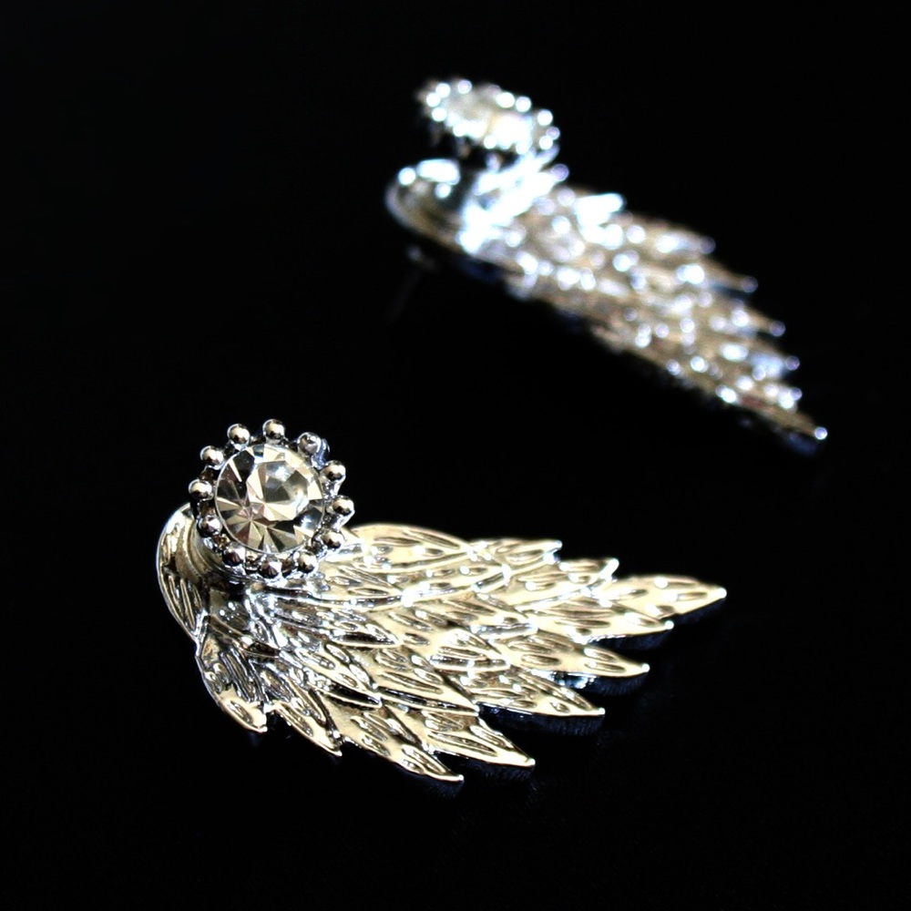 SALE! Angel wing earrings.