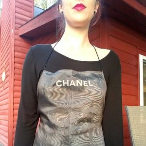 Chanel Makeup artist's smock (silver/gray)