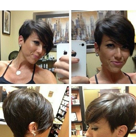 Human Hair Pixie Beauty Wig #1b main image 6