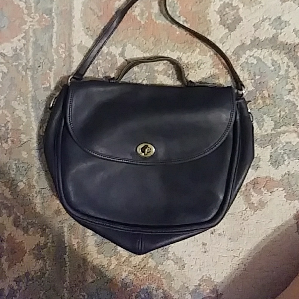 Black coach purse