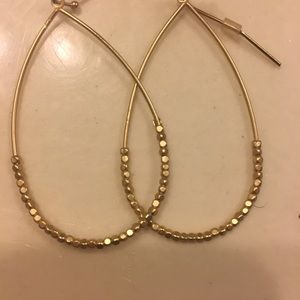 New Listing! Large Teardrop Gold-Filled Earrring