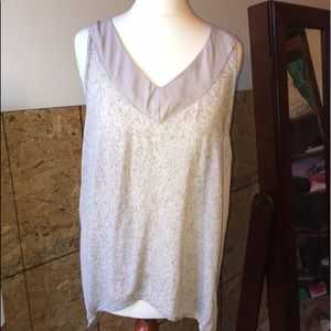 Beige tank