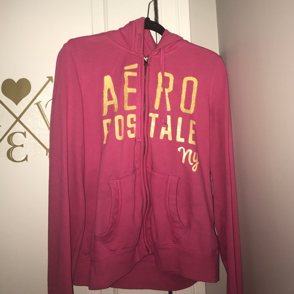 Pink Aeropostale hoodie size XL