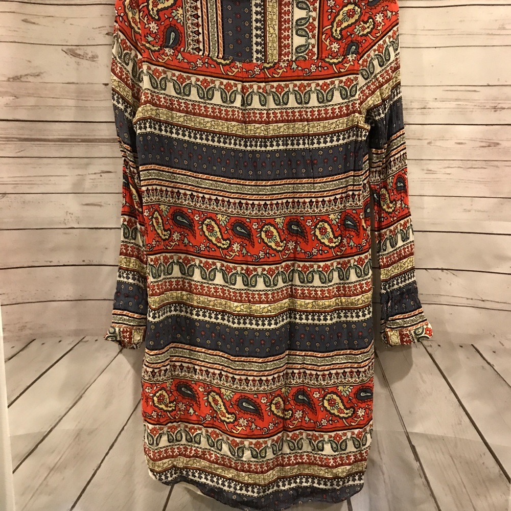 ✨ Chelsea & Violet | Boho printed dress Sz L - Picture 7 of 7