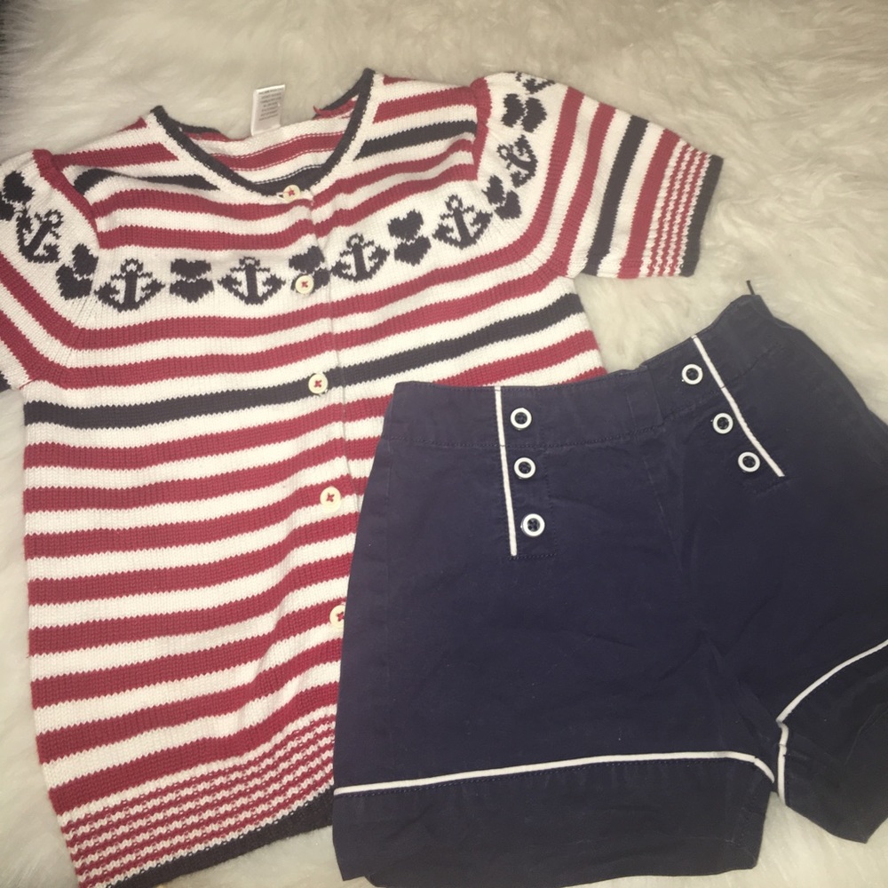 Gymboree Sailor Outfit girls size 7/8