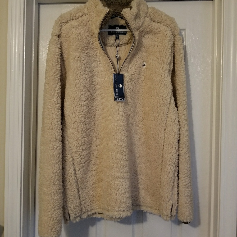 Southern Shirt Co. 1/4 zip sherpa pullover