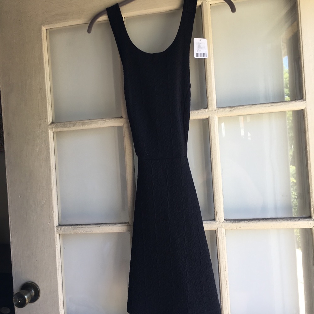 Casual sexy black dress
