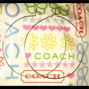 XL  Argentium Sterling 3 Inch Hoop Earrings 93