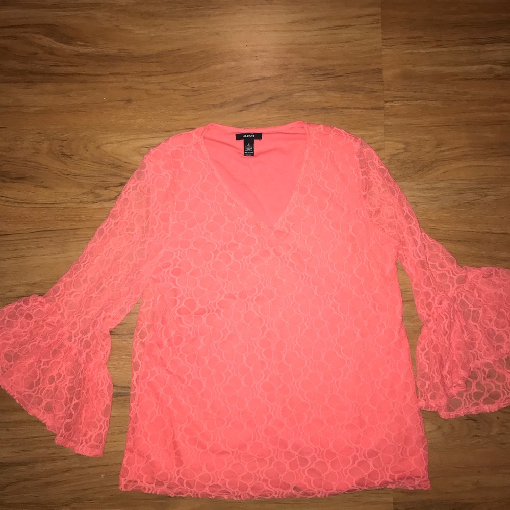 Alfani V Neck Blouse