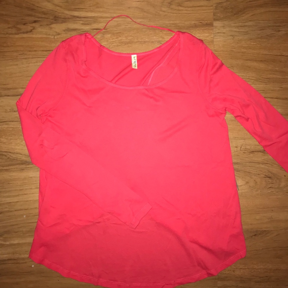 Free People Pink Blouse