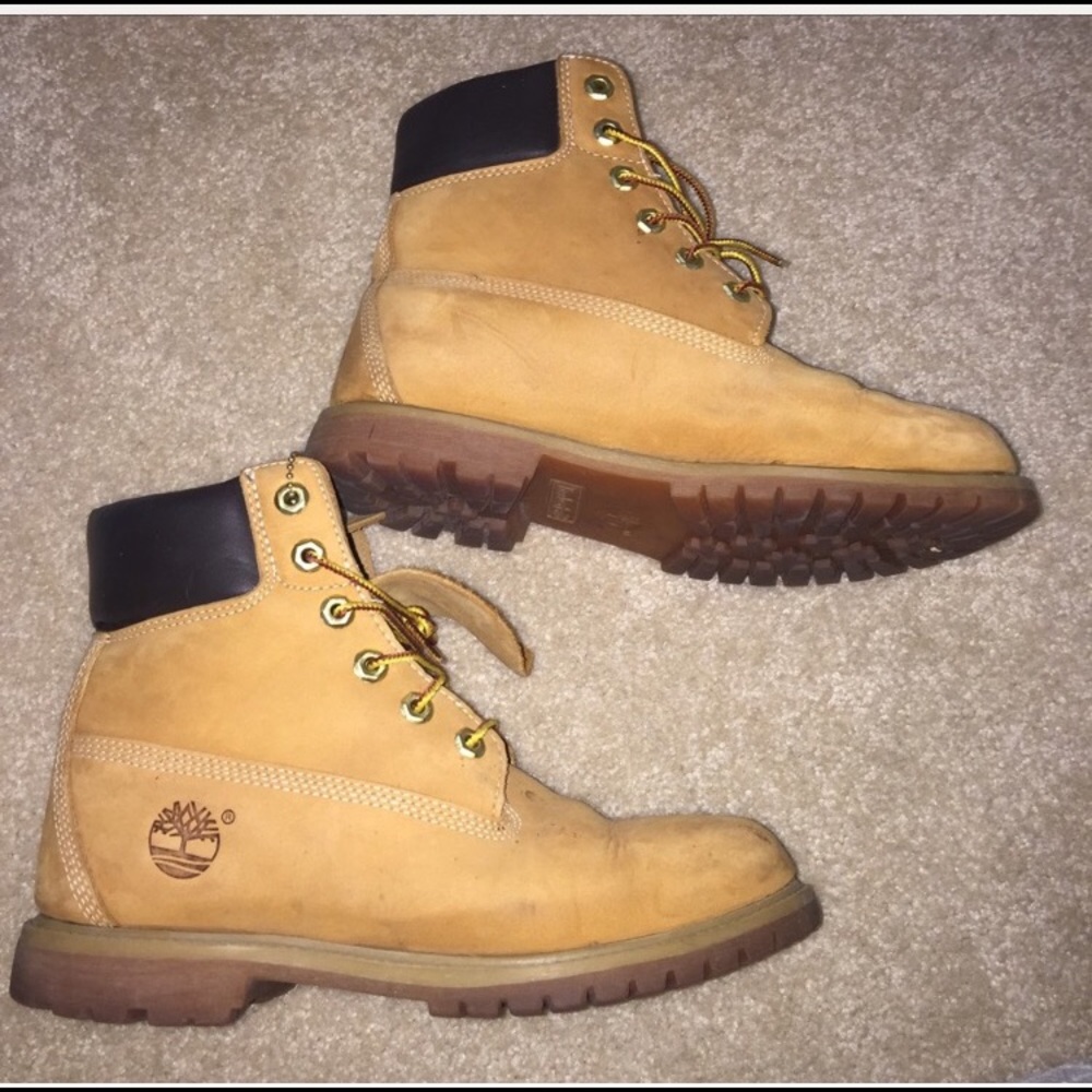 Men's size 8.5 or Women's size 10 Timberlands.