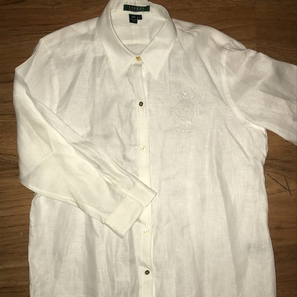 Ralph Lauren White Blouse