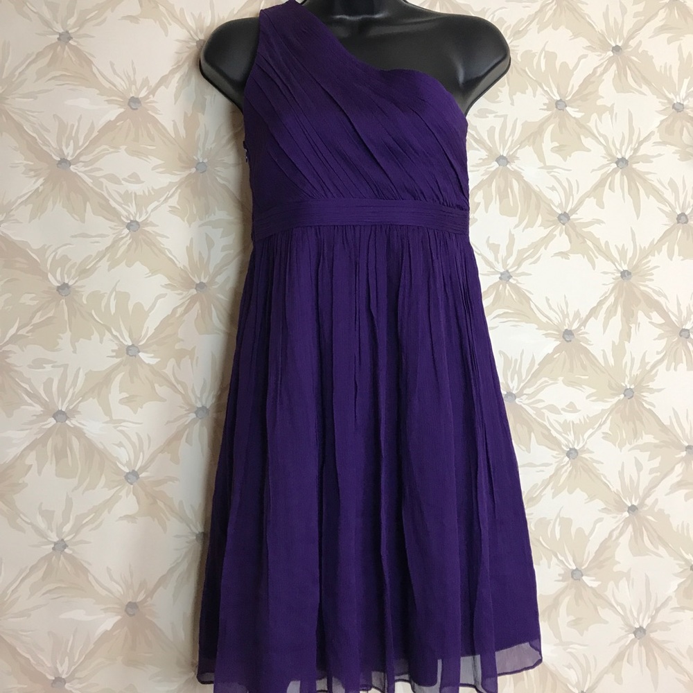 J.Crew purple formal dress